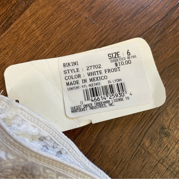 GUESS panties, size 6, NWT - Picture 4 of 12